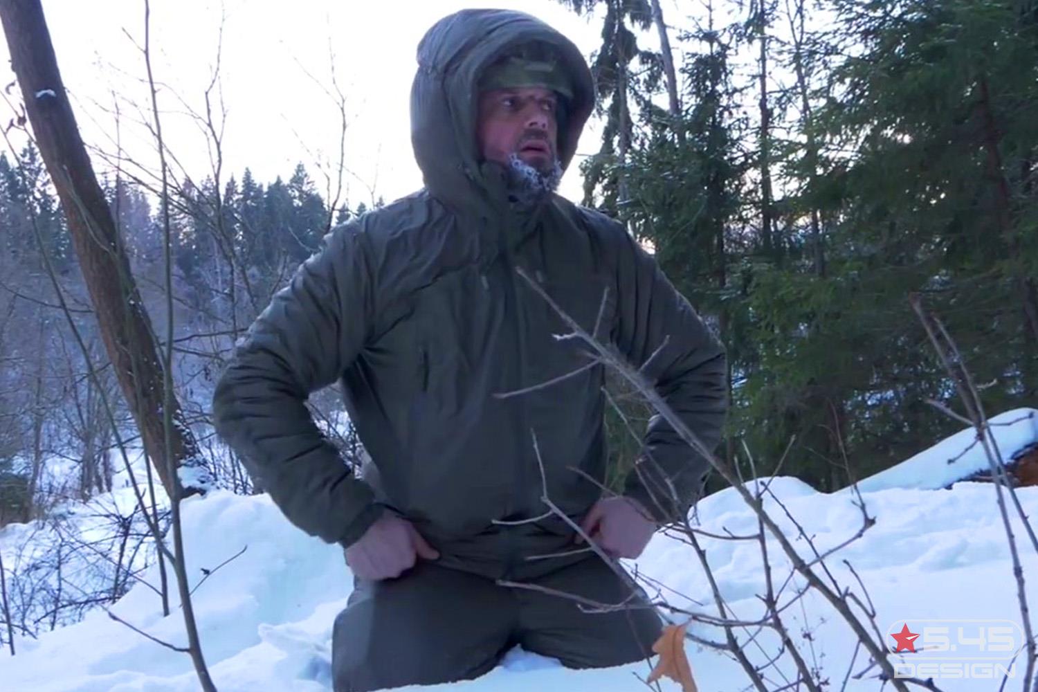 Insulated Wolverine suit is one of the multi-layering clothing system elements.